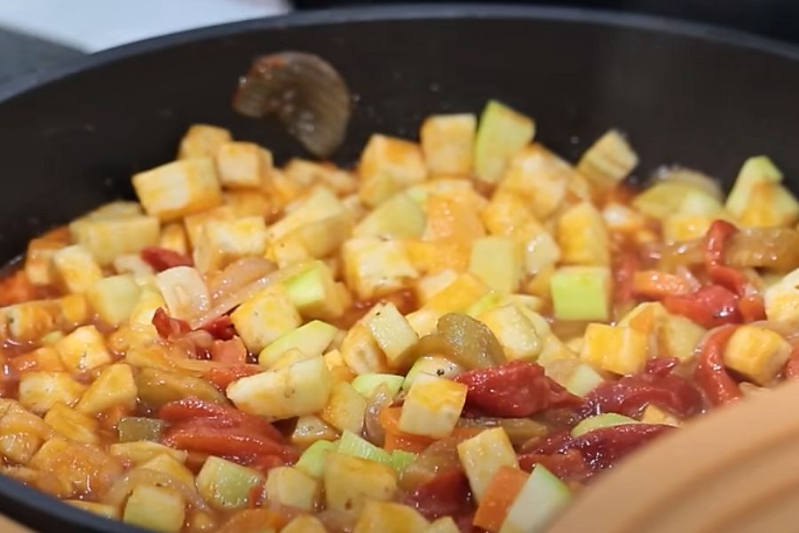 pisto a la riojana paso 3