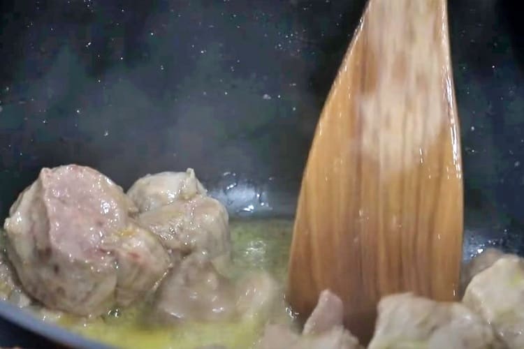 Cabezada de cerdo a la riojana paso 2