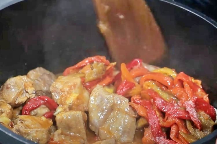 Cabezada de cerdo a la riojana paso 6