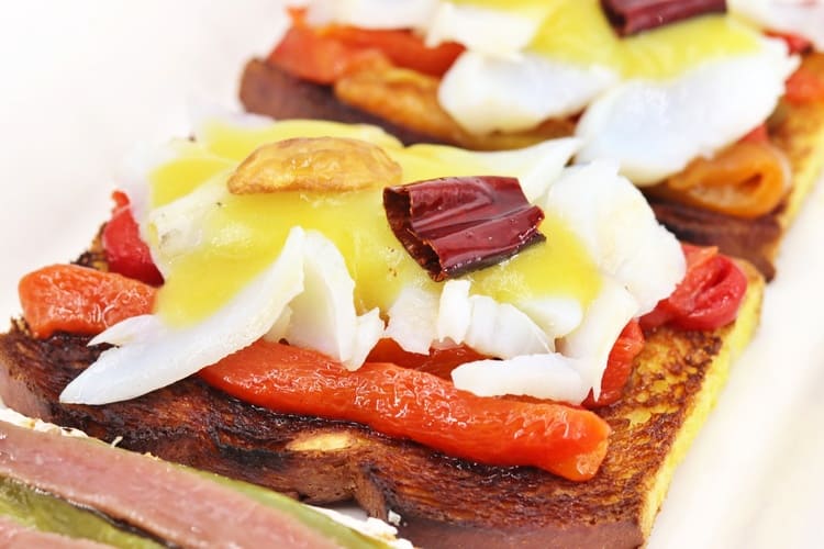 2 tostadas para una comida de celebración paso 7