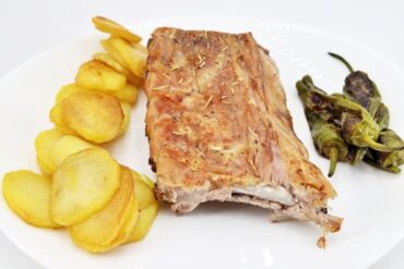 costilla falsa de cerdo al horno principal