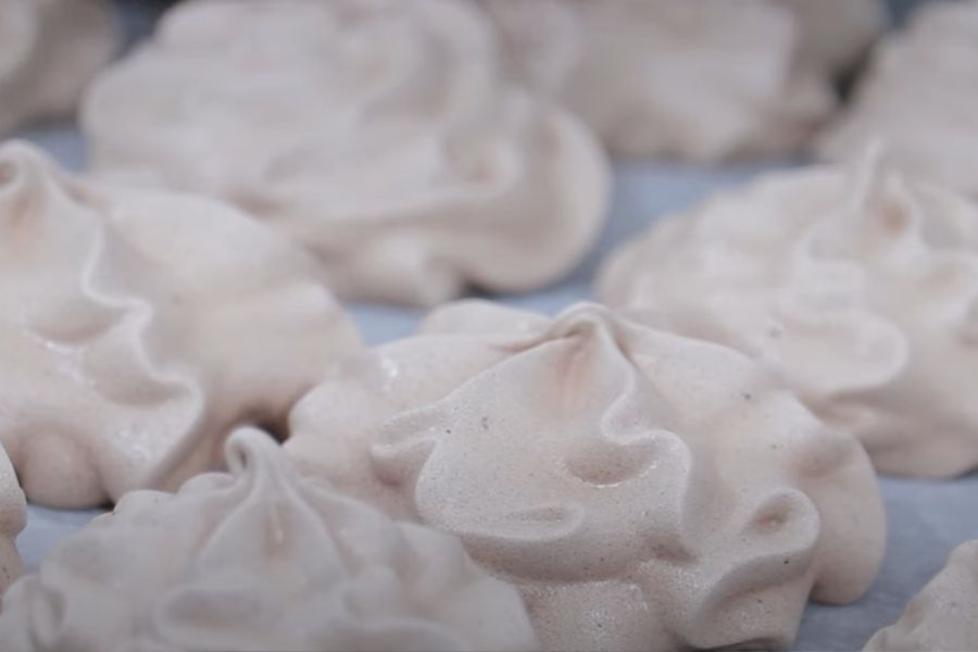 Roquitas de merengue y chocolate paso 4