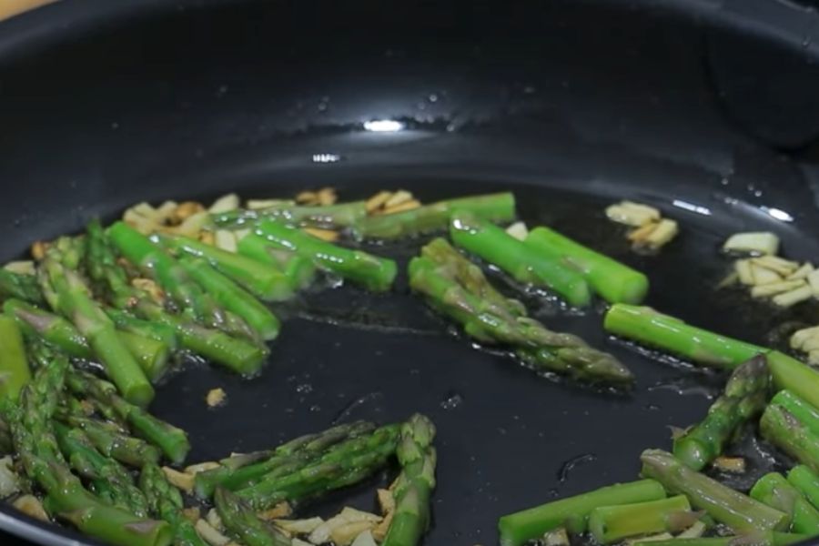Tatín de verduras paso 1