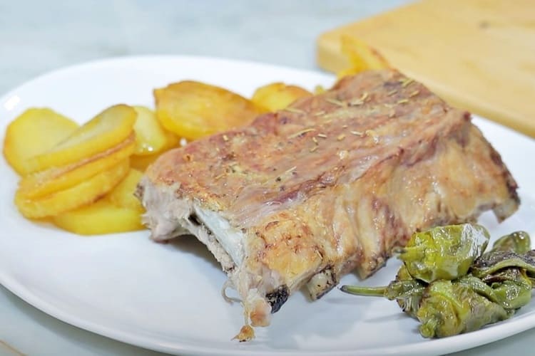 costilla falsa de cerdo al horno paso 4
