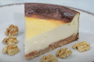 tarta de queso espectacular, paso final