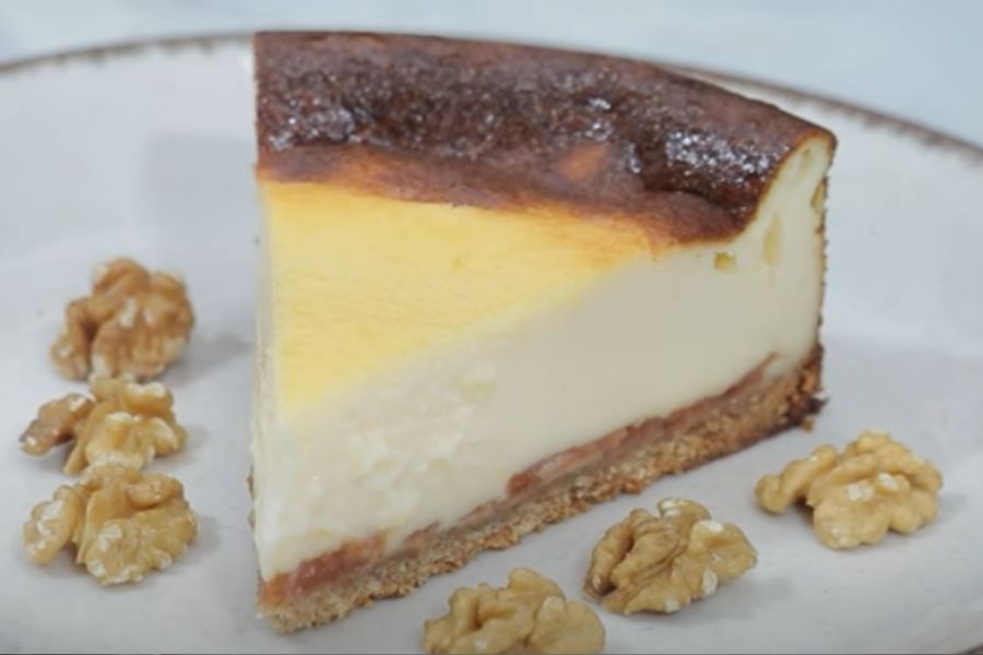 tarta de queso espectacular, paso final