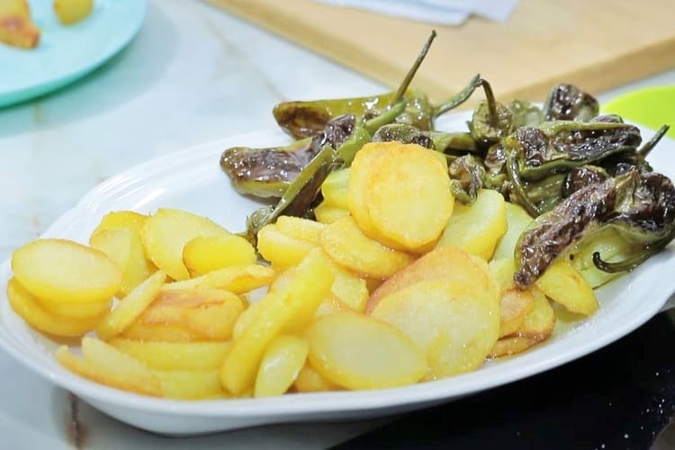 chuletón de cerdo con su guarnición paso 2