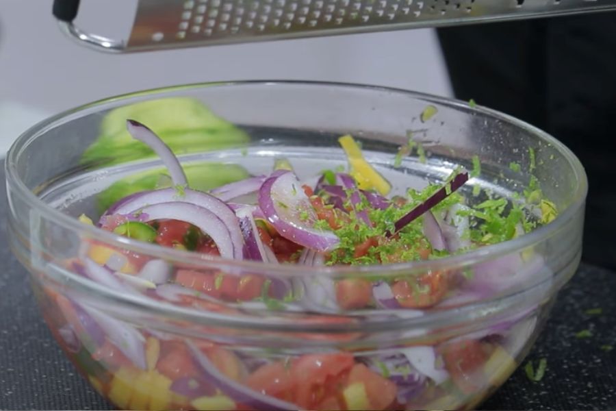 tacos mexicanos frescos paso 3