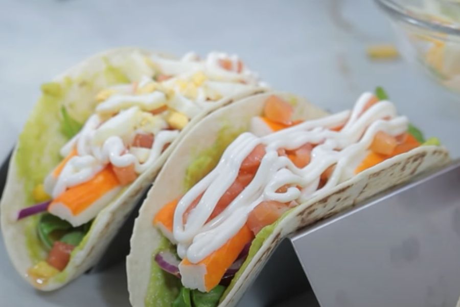 tacos mexicanos frescos paso 4