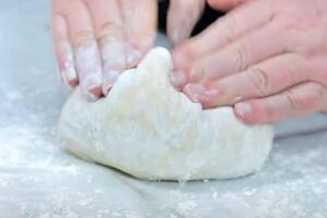 Pizza con morro de cerdo paso 1