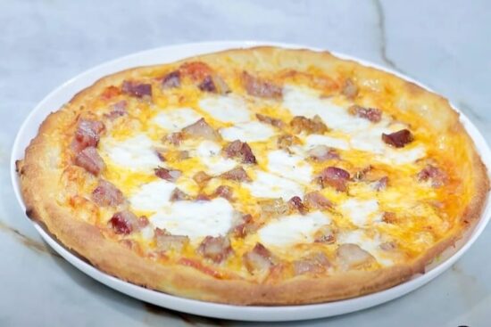 pizza con morro de cerdo principal