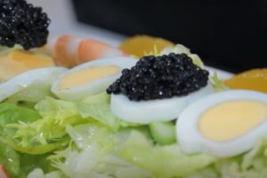 ensalada de langostinos con cítricos, paso 6