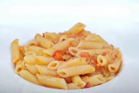 Macarrones con la salsa de Javier Romero principal