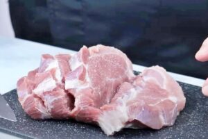 cabezada al horno muy jugosa paso 1