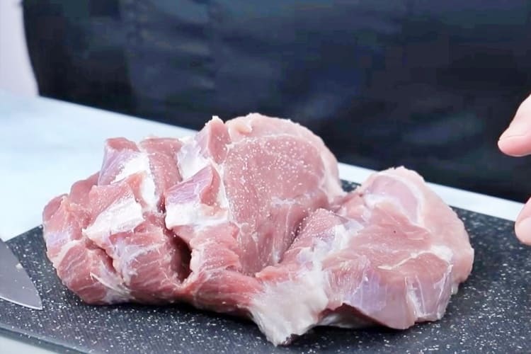 cabezada al horno muy jugosa paso 1