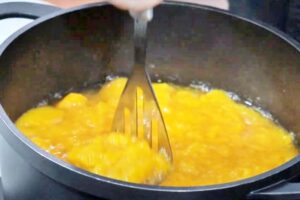 mermeladad de melocotón baja en azúcar paso 3