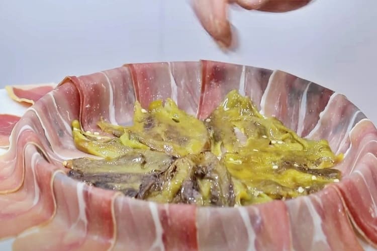 Tarta de tortilla de patata y jamón serrano paso 5