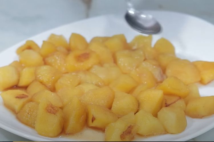 pañuelos de hojaldre rellenos de manzana paso 1