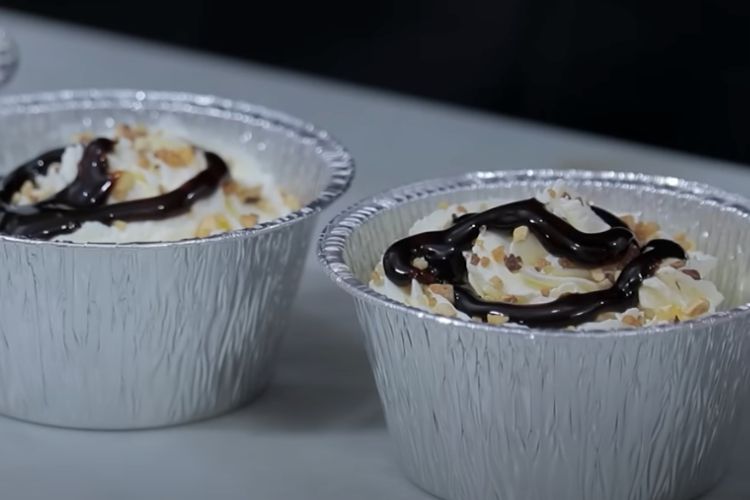 queso crema con almendras paso final