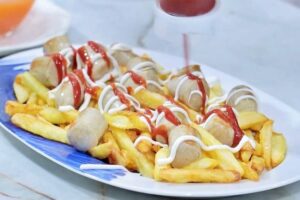 salchipapas paso 3