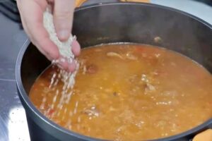 Estofado de lentejas de Javier Romero paso 4