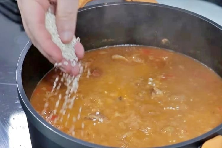 Estofado de lentejas de Javier Romero paso 4