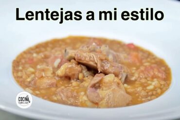 estofado de lentejas a mi estilo con la receta de javier romero