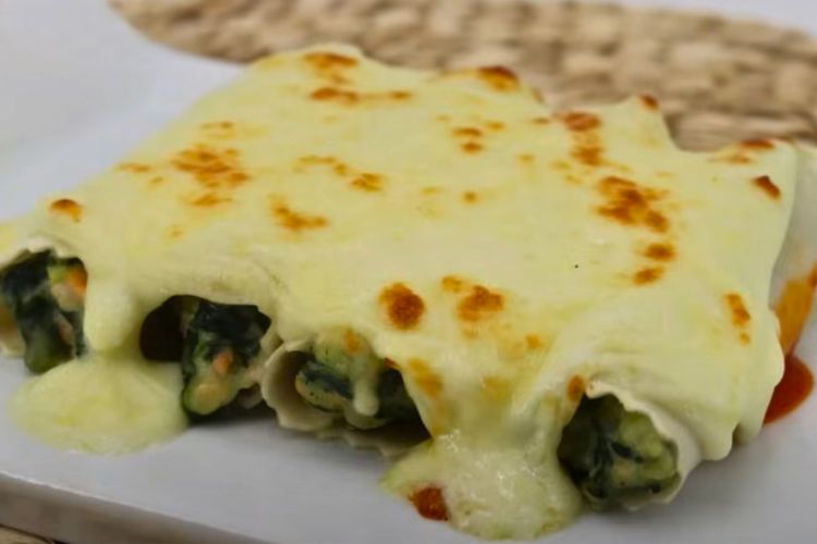 canelones de salmón y espinacas final
