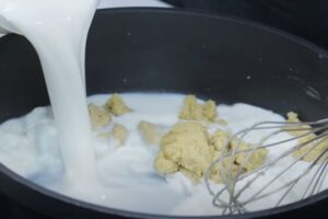 croquetas de setas al ajillo y jamón paso 2