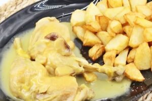 pollo al ajillo paso final