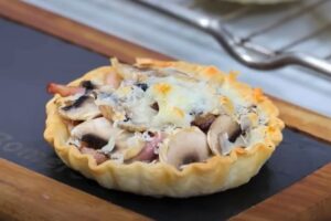 tartaletas de pizza paso final