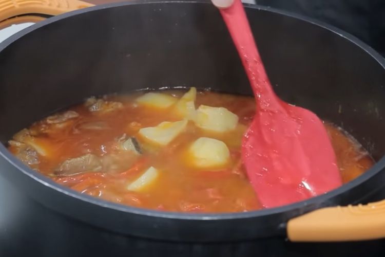 estofado de cerdo con patatas paso 4