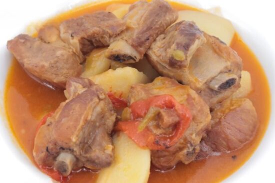 estofado de cerdo con patatas portada
