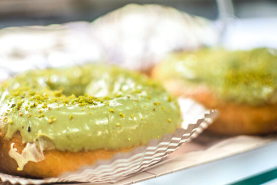 Donuts de pistacho al horno
