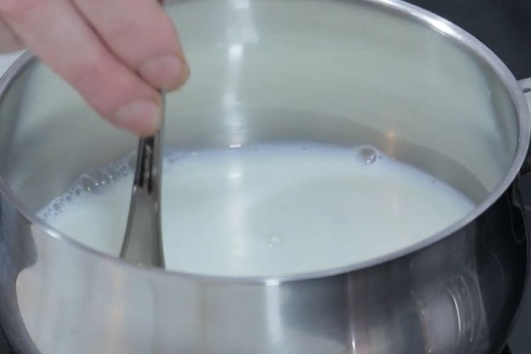 turrón de chocolate paso 1