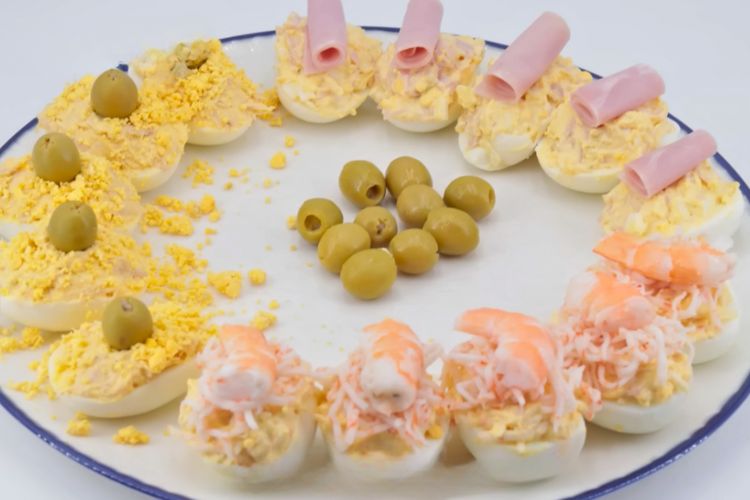 huevos rellenos variados