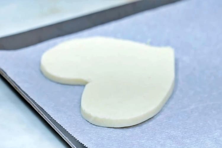 Pasteles para San Valentín paso 1