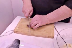 Lubina a la gallega con parmentier de anchoas paso 2