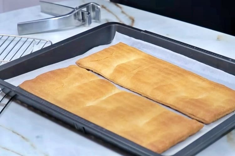 Milhojas de hojaldre con frutas para Navidad 3