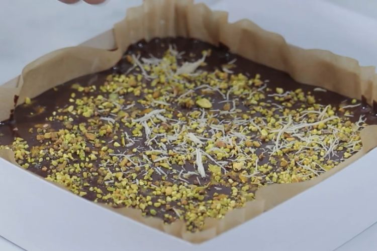 Turrón de chocolate sin azúcar paso 4