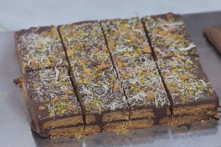 Turrón de chocolate sin azúcar paso final