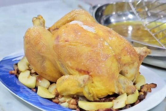 pollo relleno para navidad de javier romero