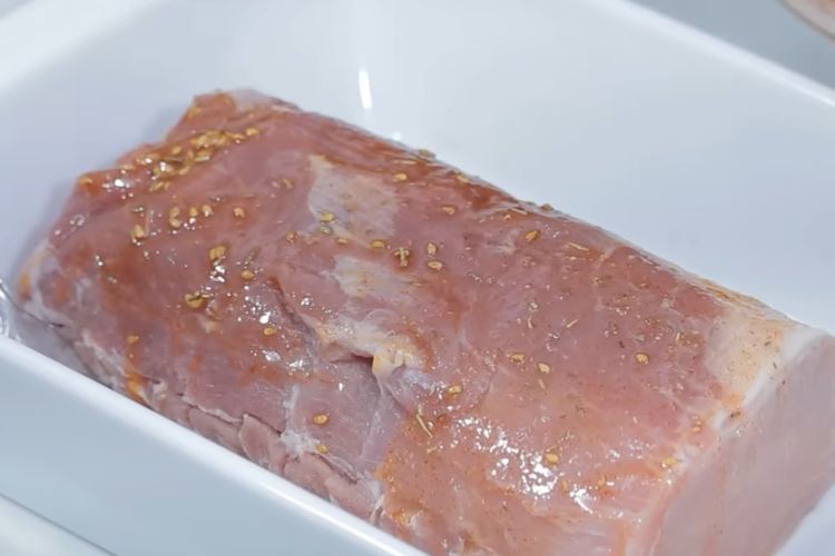 lomo de cerdo asado paso 1