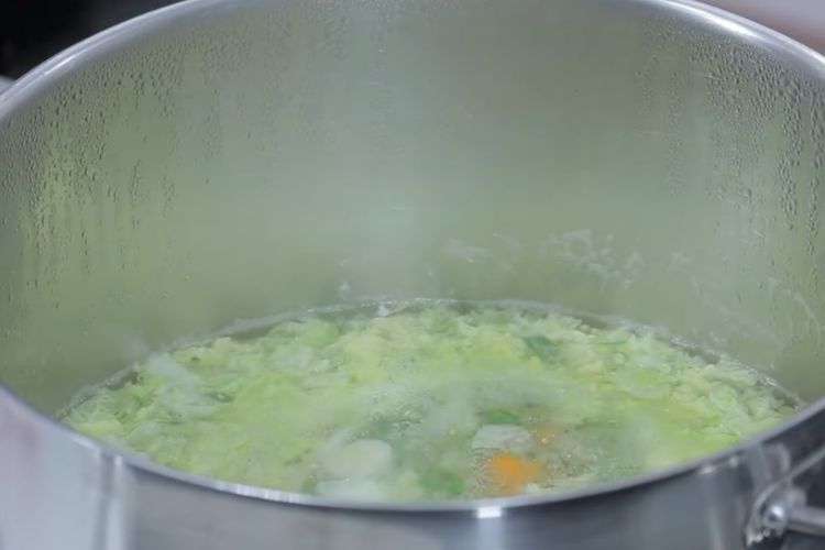sopa de verduras para cenar paso 1