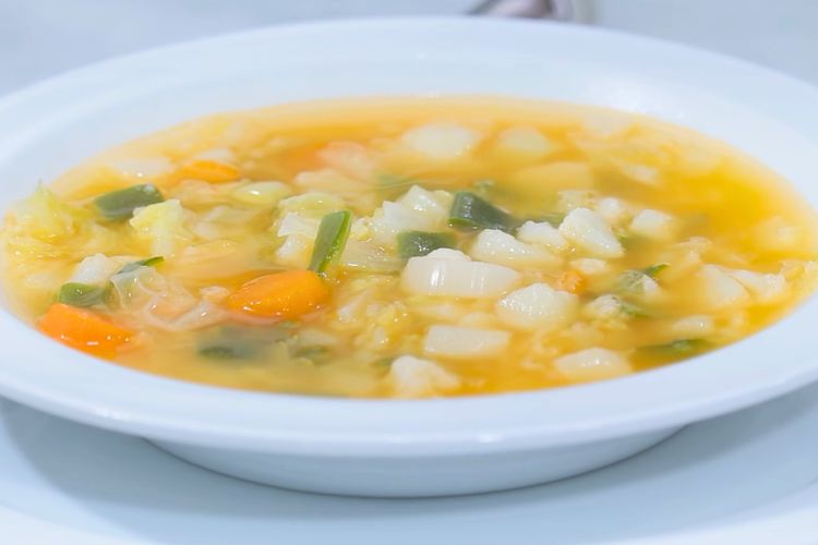 sopa de verduras para cenar portada