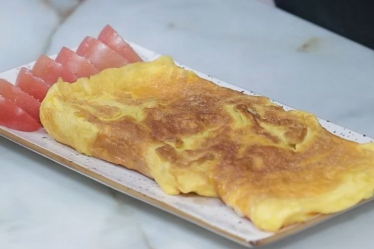 tortilla de chorizo paso final