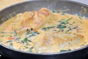 Pechugas de pollo a la toscana paso 3