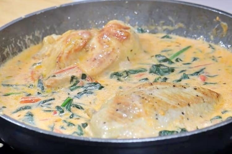 Pechugas de pollo a la toscana paso 3