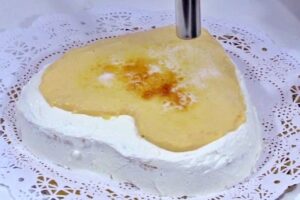 Tarta Goxua para San Valentín paso 5