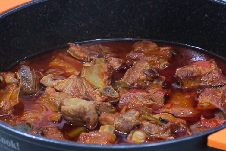 costillas con pisto paso final